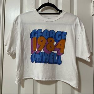 Brandy Melville Graphic Crop Top